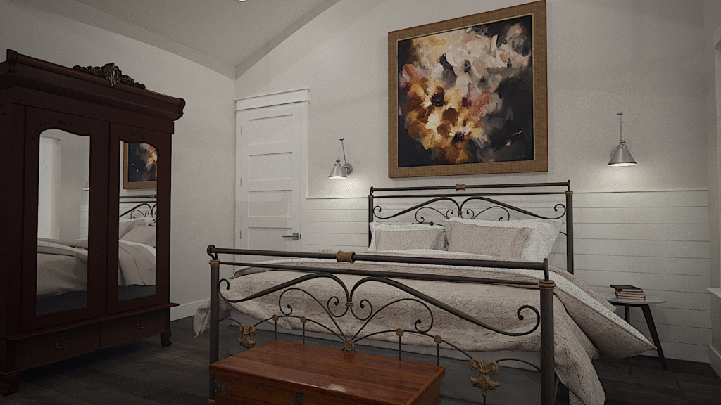 architectural rendering of New Construction Master Bedroom - Burnet Texas