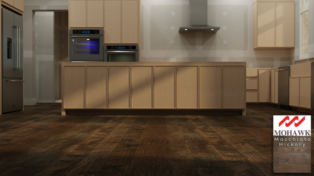 Mohawk Macchiato floor kitchen remodel